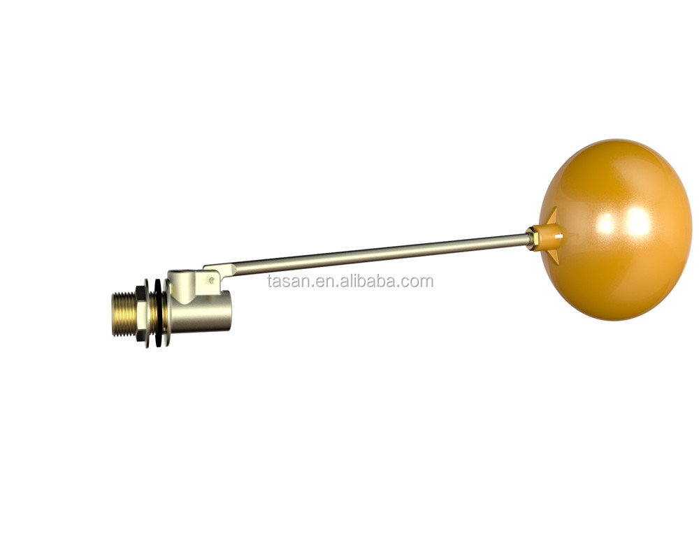 S4406b Brass Tolilet Sanitary Water Tank Brass Ball Brass Rod Plastic Ball Float Ball Valve